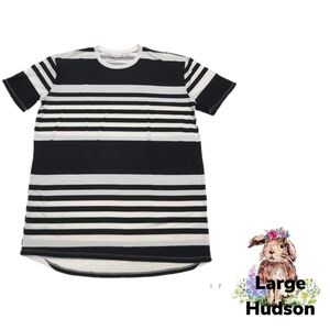 Black and White Striped Kids Shirt